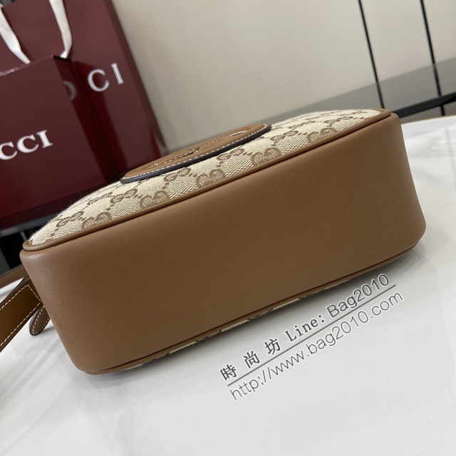 Gucci專櫃古馳最新款Blondie系列迷你肩背包相機包斜挎包 jh2429型號：820429